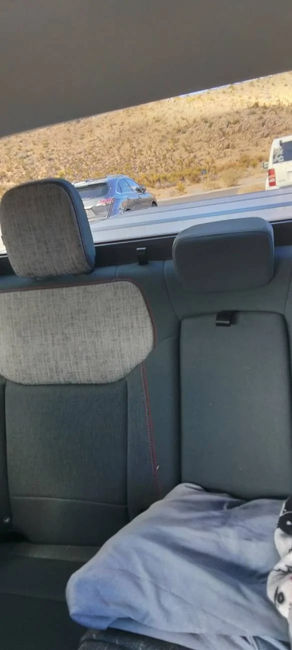 Ford Maverick Backup Camera VS 28'-30' needed to see a 42" child using mirrors alone IMG20250307123200
