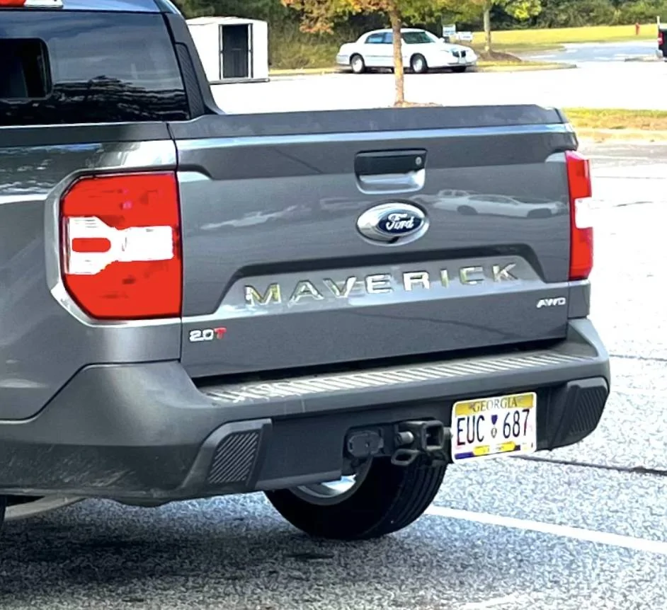 Ford Maverick Maverick Tailgate Lettering / Letters IMG_4619