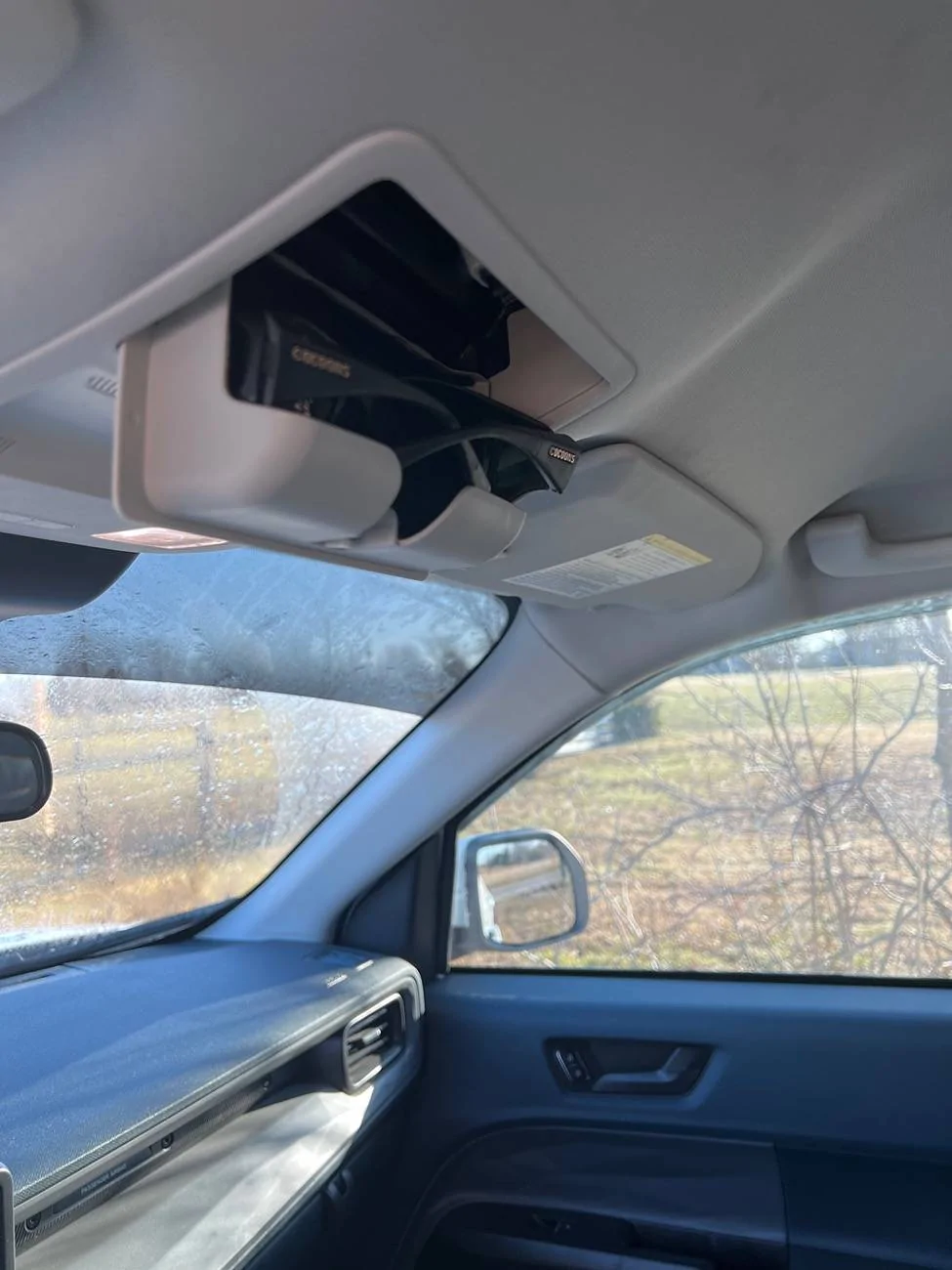 Ford Maverick ISO Visor Organizer imag