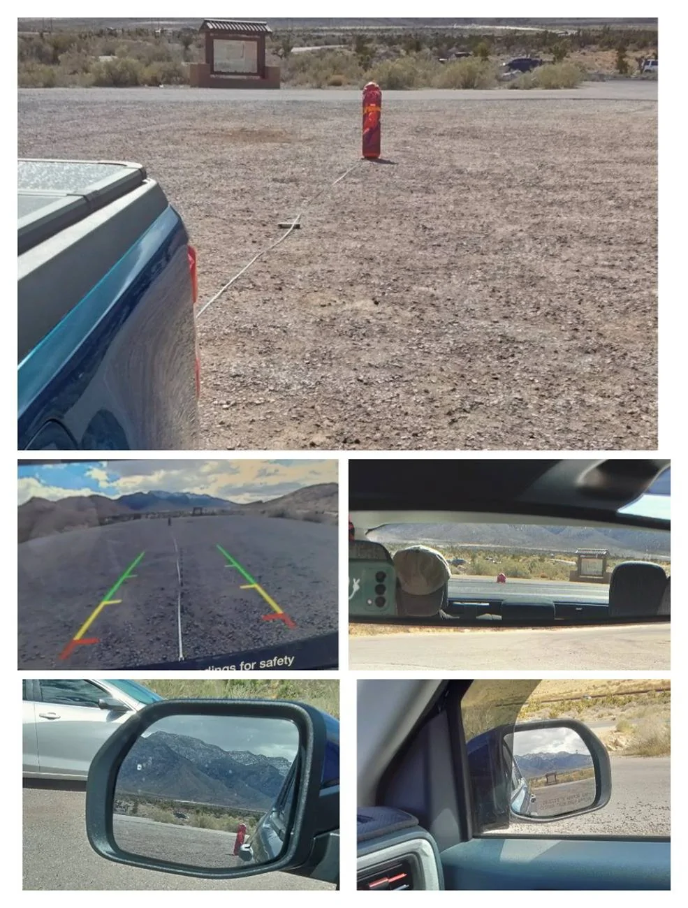 Ford Maverick Backup Camera VS 28'-30' needed to see a 42" child using mirrors alone IMG_20250310_113418