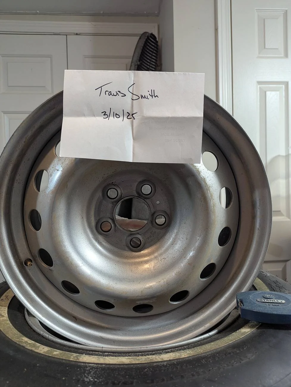 Ford Maverick One steel wheel PXL_20250310_200952949
