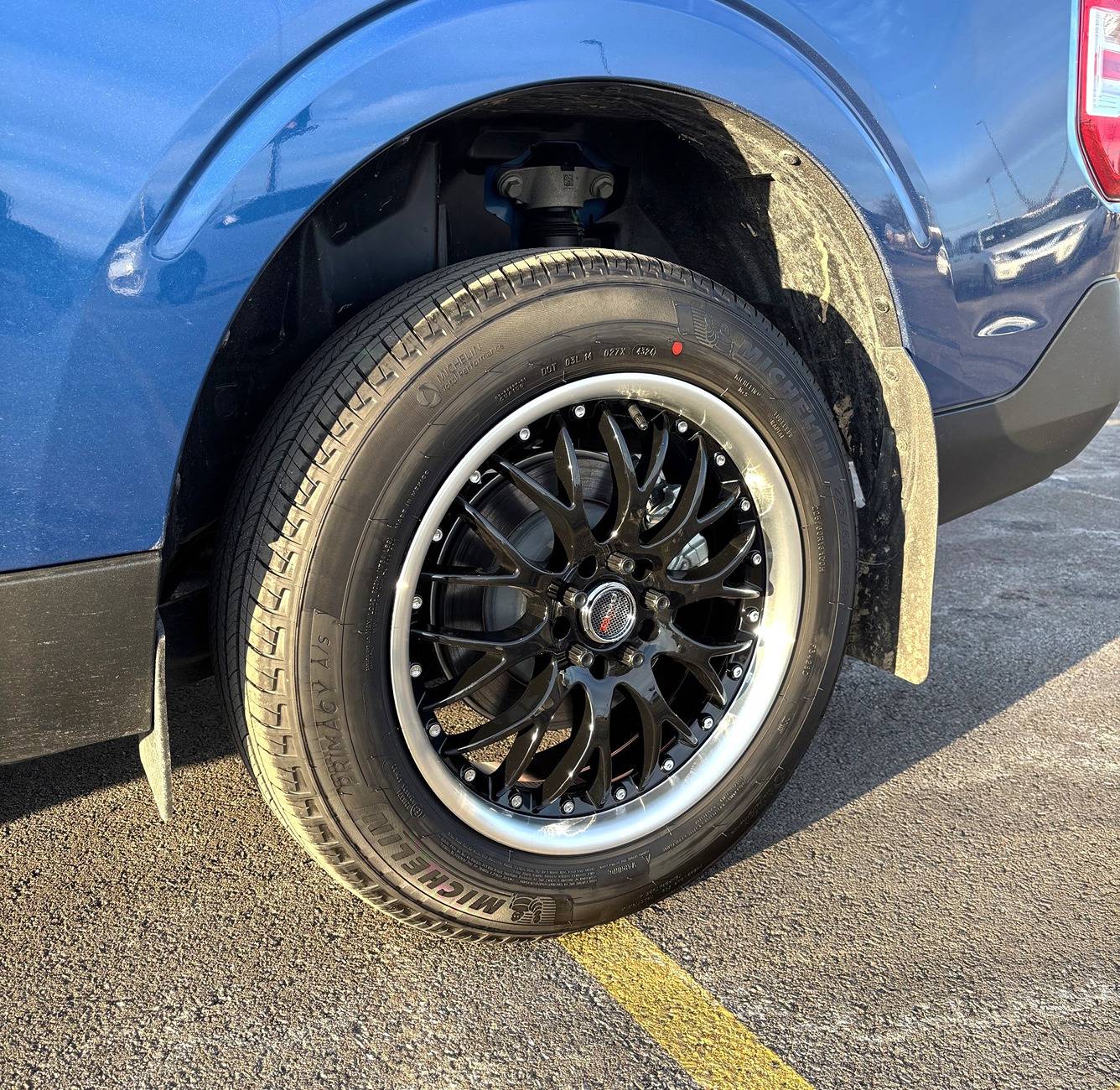 Ford Maverick Aftermarket / Custom Wheels & Tire Photos and Specs (on Maverick) -- Add Yours Trk LfT rear wheel 02242025