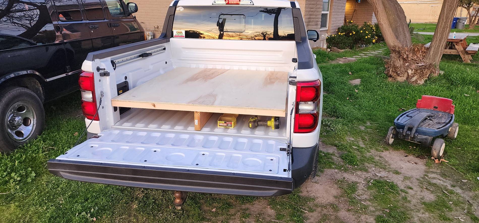 Ford Maverick 2x6x55” boards don’t fit in bed sockets 20250218_173745