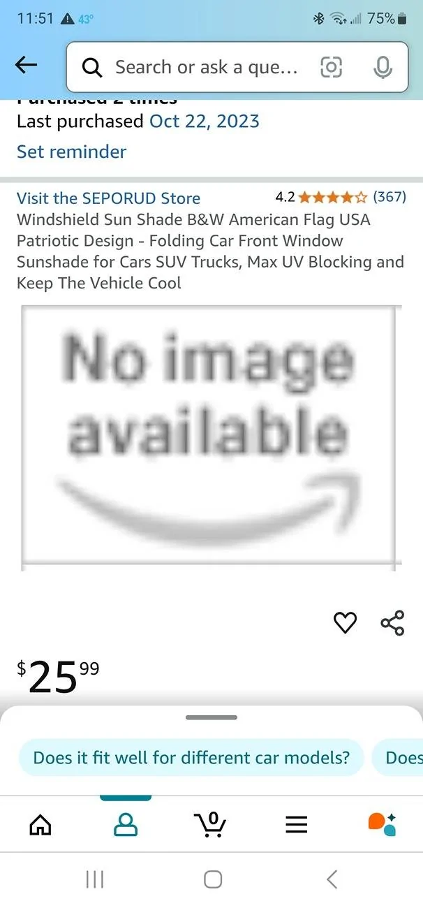 Ford Maverick Sun shade recommendations Screenshot_20250313_115105_Amazon Shopping
