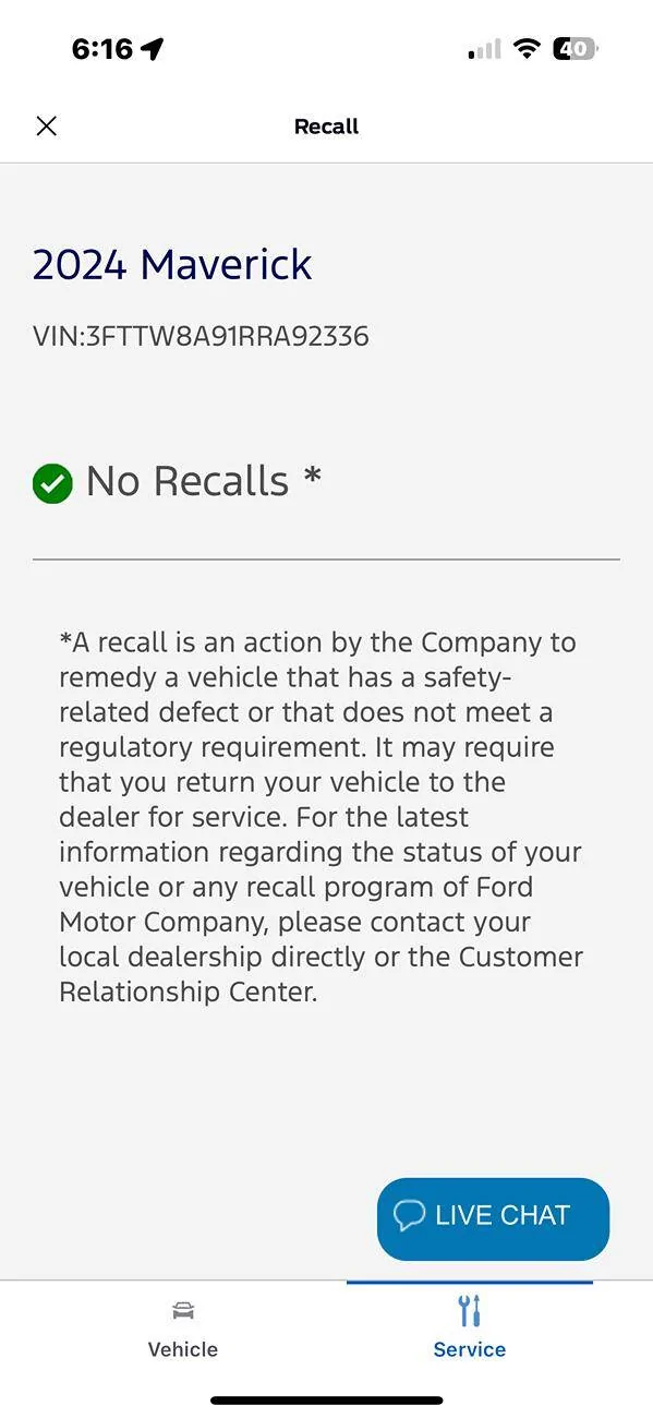 Ford Maverick Backup camera fix Recall is out now IMG_0644
