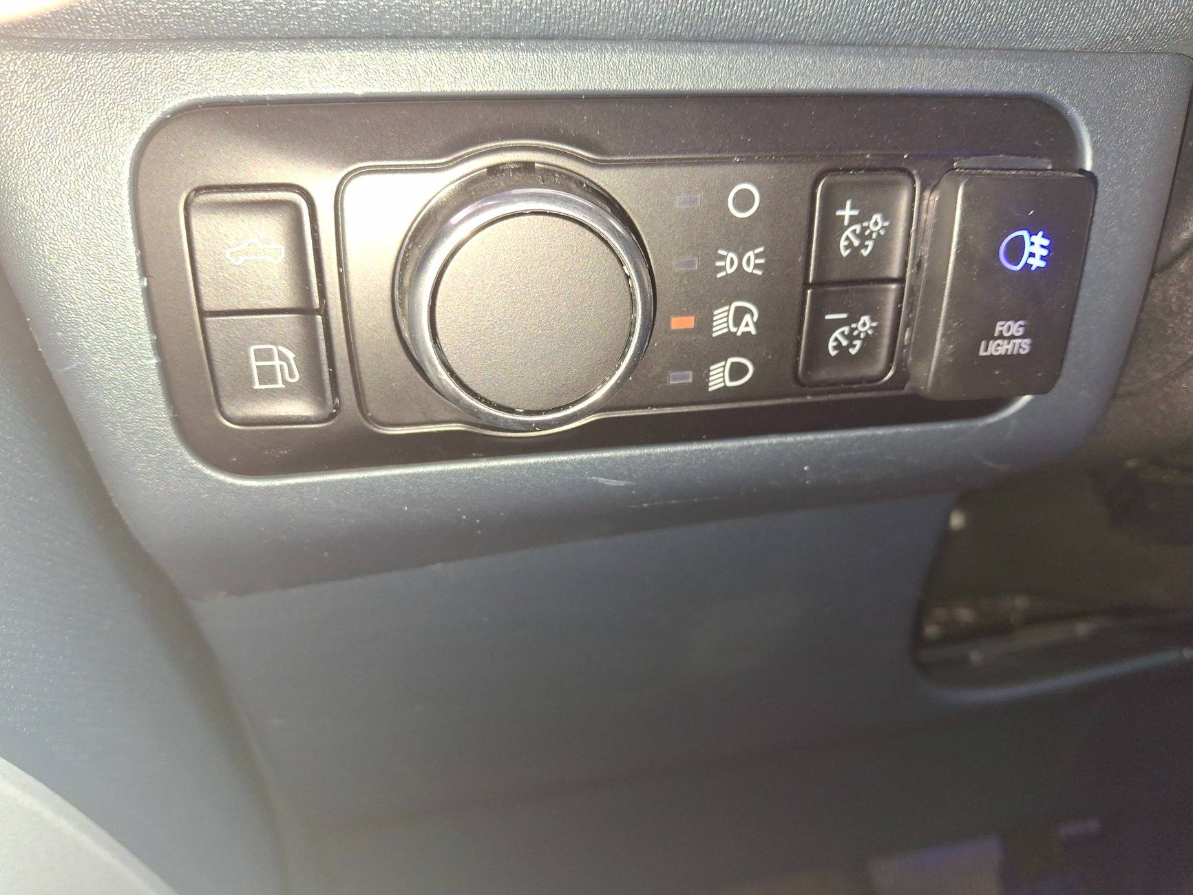Ford Maverick Diode Dynamics Fog Lights Installed - Experience & Photos Fog Light Switch On