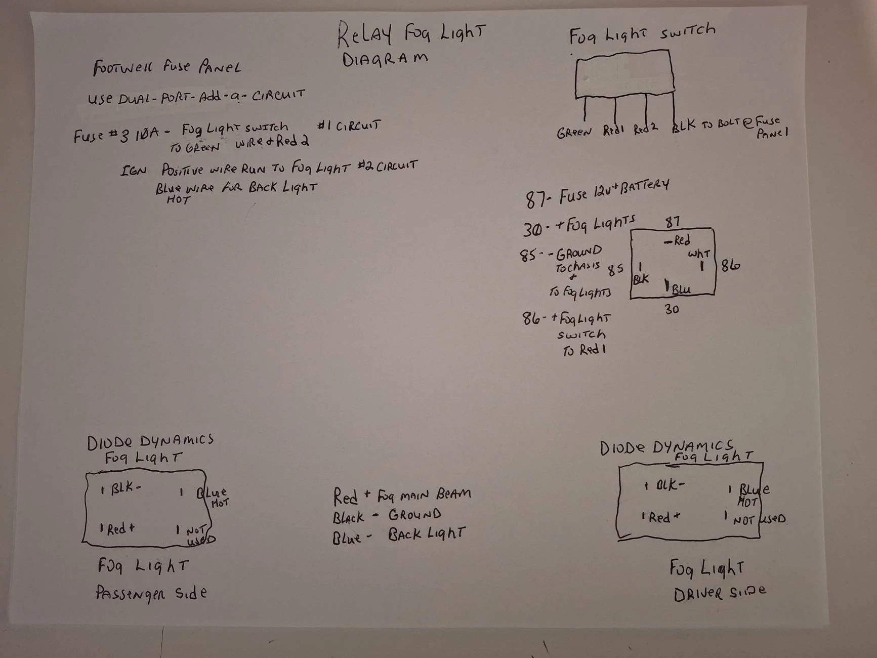 Ford Maverick Diode Dynamics Fog Lights Installed - Experience & Photos My DD Fog Light Truck Wiring Diagram