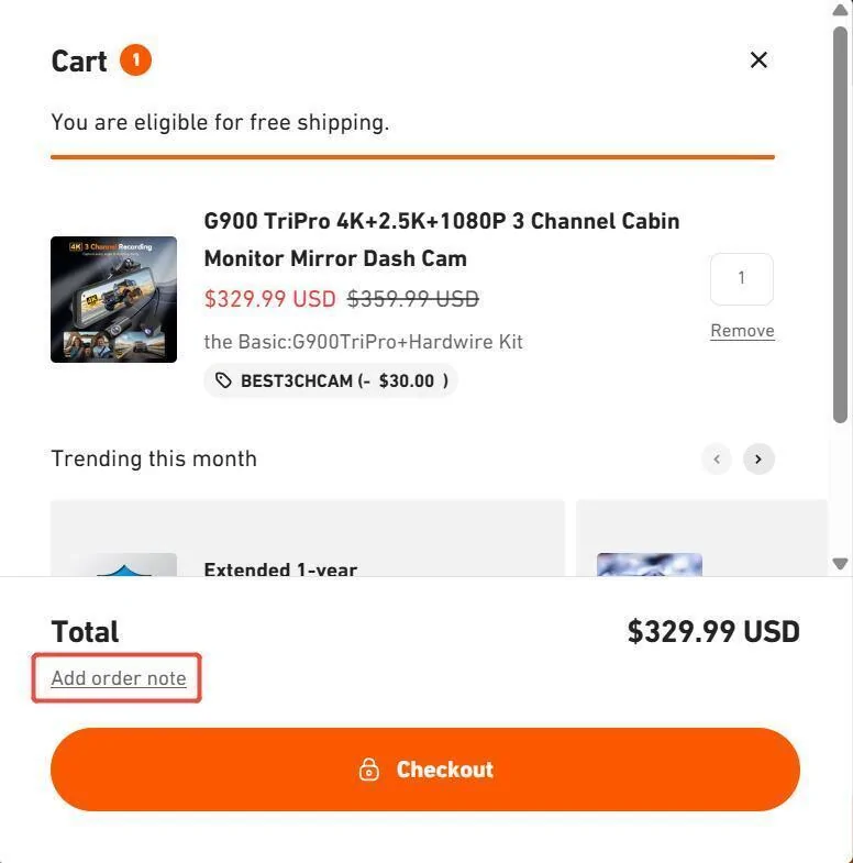 Ford Maverick New WOLFBOX 3-Channel Dash Cam - G900 Tripro Cabin Version! Up to $50 off! 1742198022211-13