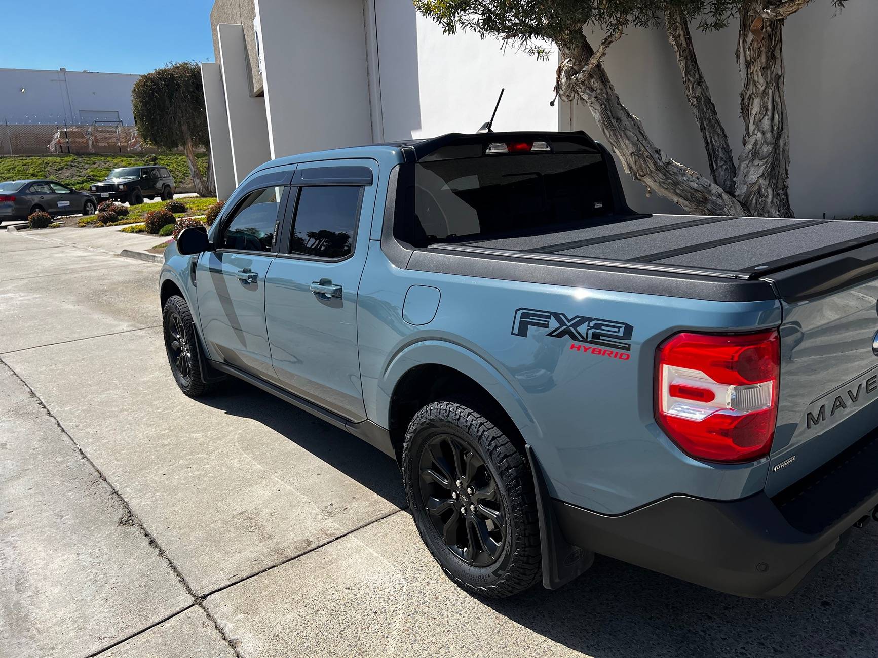 Ford Maverick 245/60R18 Cooper Discoverer Road+Trail AT tires installed IMG_9543