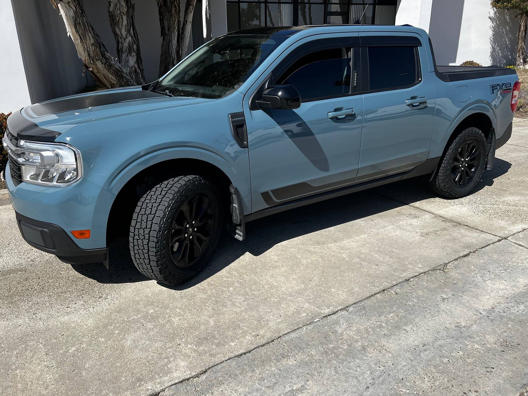 Ford Maverick 245/60R18 Cooper Discoverer Road+Trail AT tires installed IMG_9545