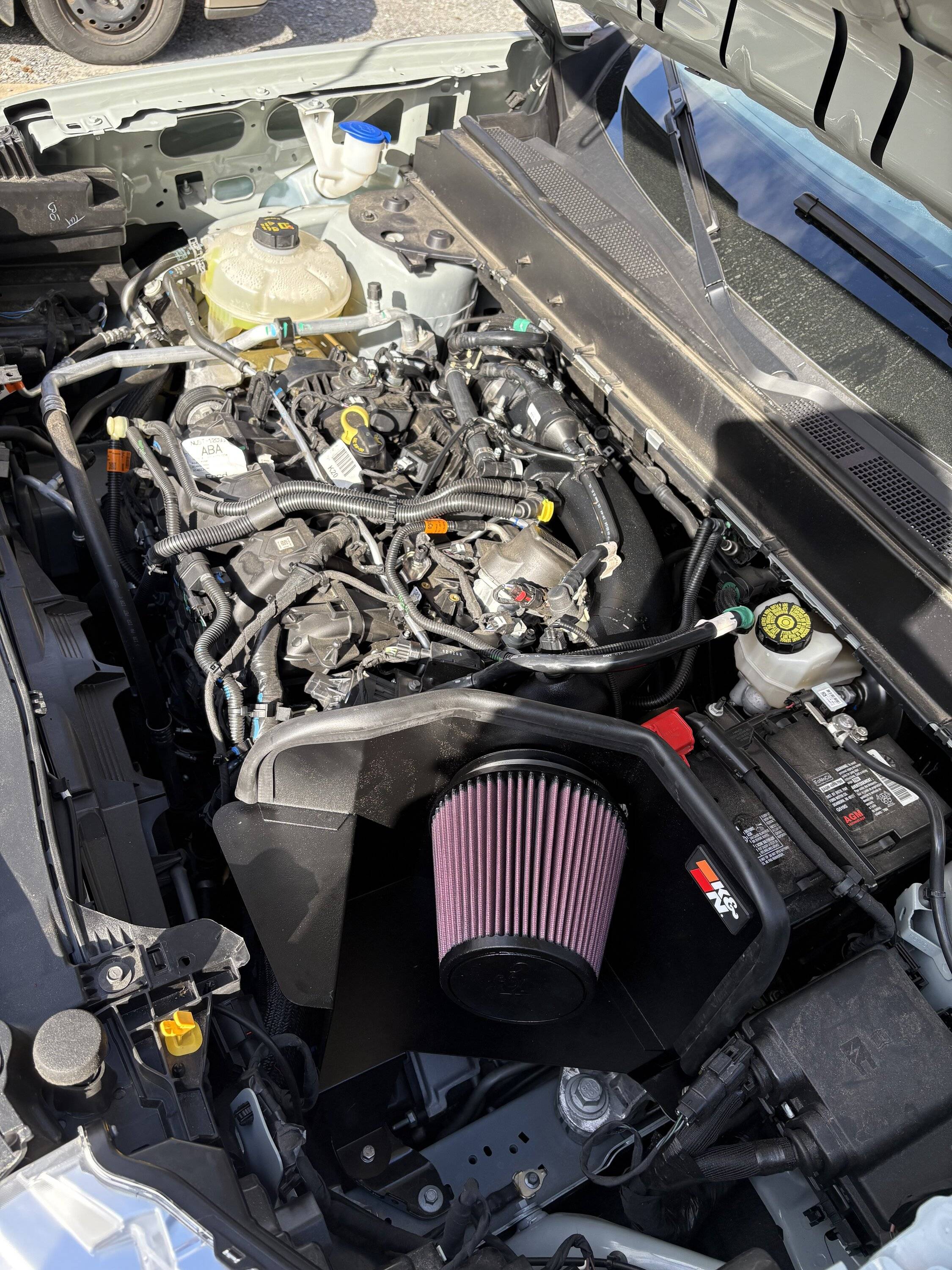 Ford Maverick K&N Cold Air Intake System Installed IMG_0650