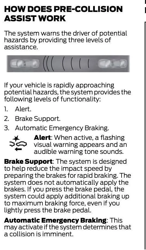 Ford Maverick Collision assist false positive action Screenshot 2025-03-18 at 9.42.27 AM