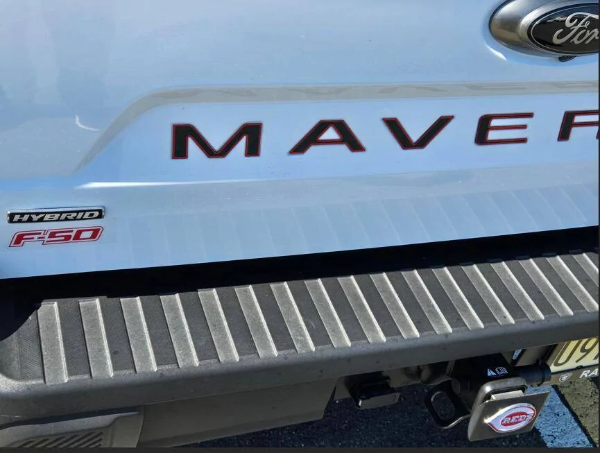 Ford Maverick Tailgate lettering that really pops F50
