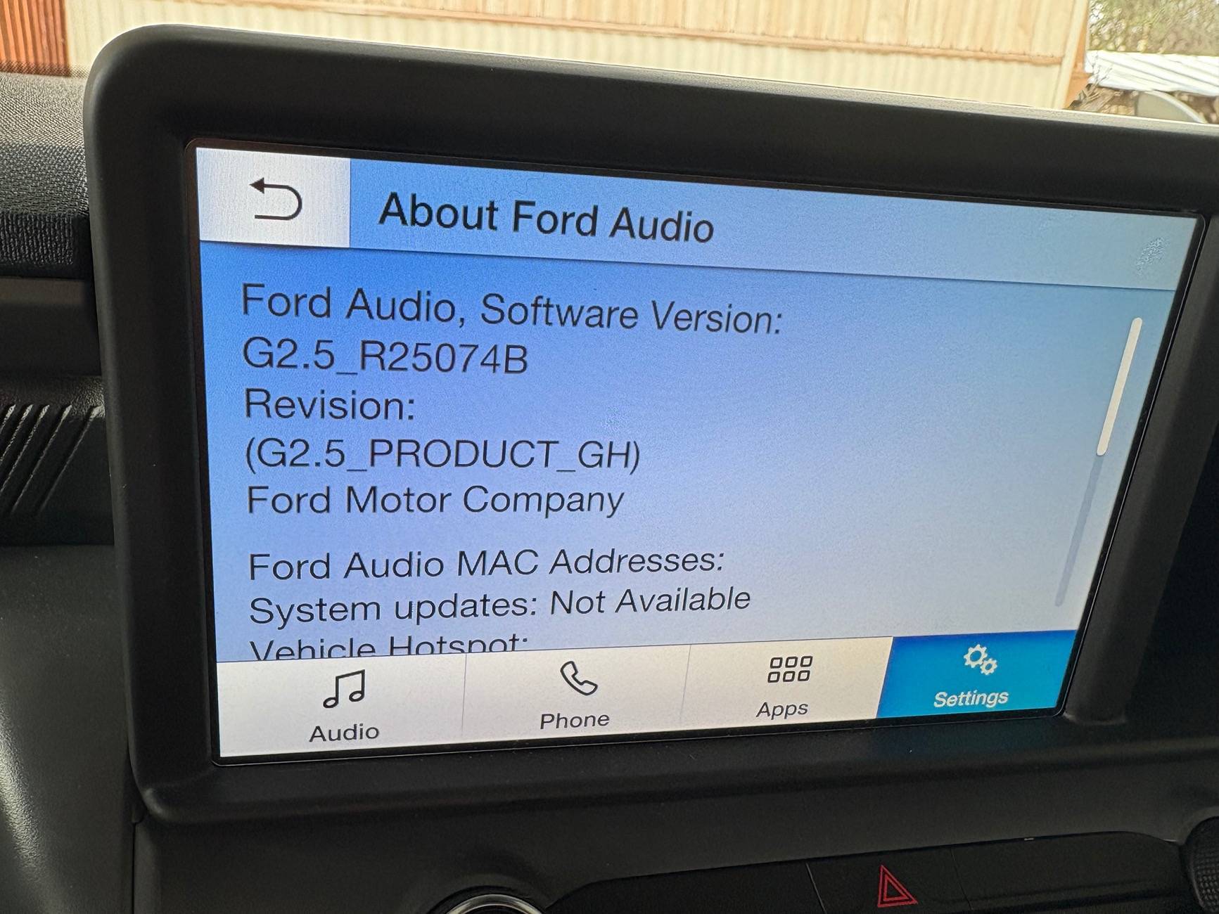 Ford Maverick Any screenshots of camera recall software after update? maverick_software_recall_screenshot_MTC