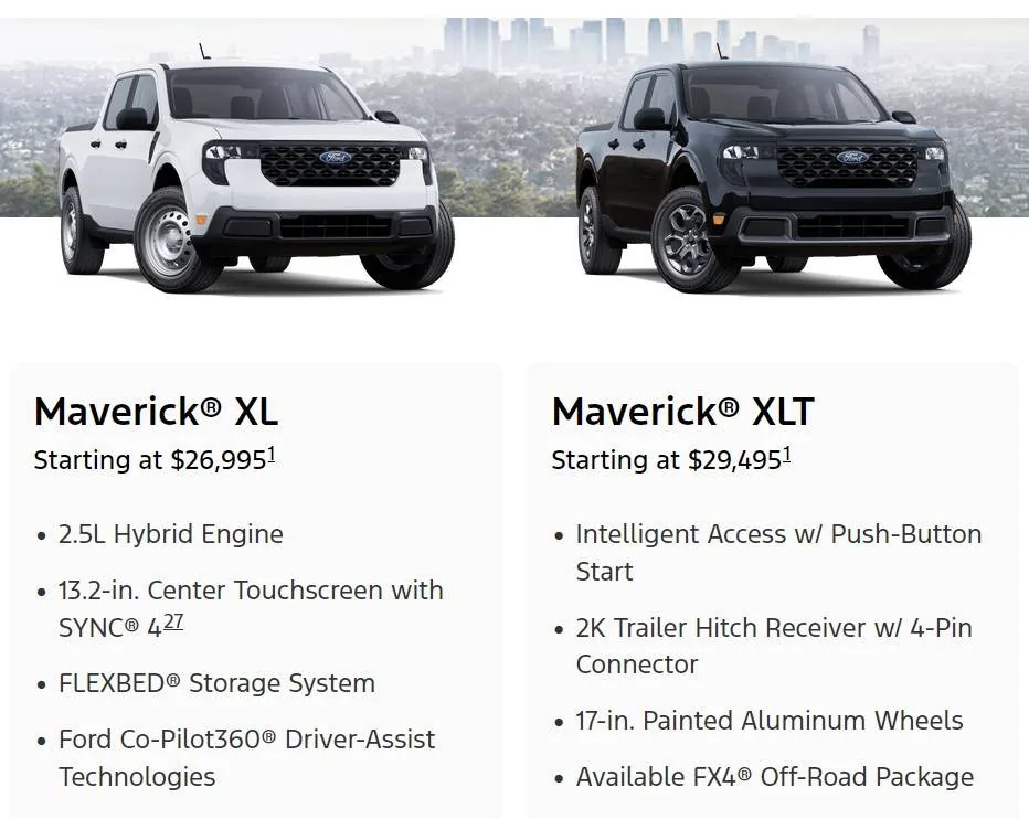 Ford Maverick Has anyone ever regretted getting a XLT ? Screenshot 2025-03-20 122529