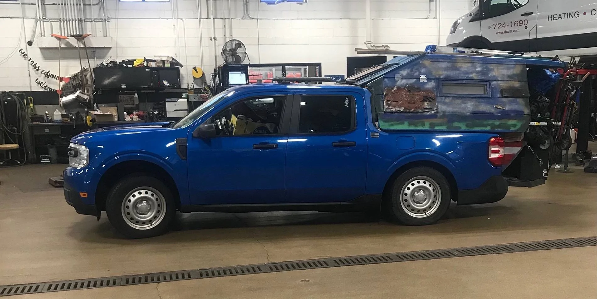 Ford Maverick ARE cap (color matched) installed on 2025 Maverick Ruby Red Metallic 1742502518399-d2