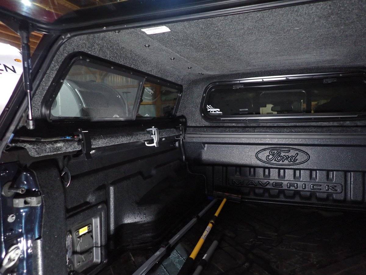 Ford Maverick ARE cap (color matched) installed on 2025 Maverick Ruby Red Metallic cap 2