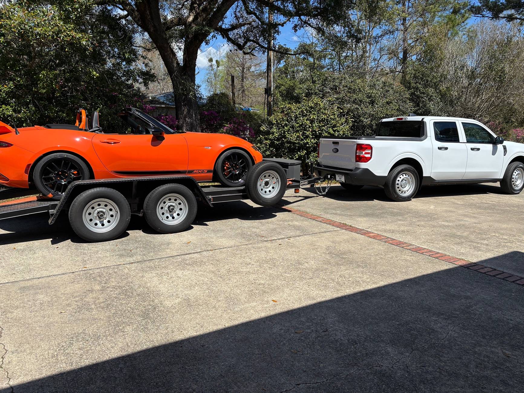 Ford Maverick Maverick Hauls … Towing a Miata IMG_0607