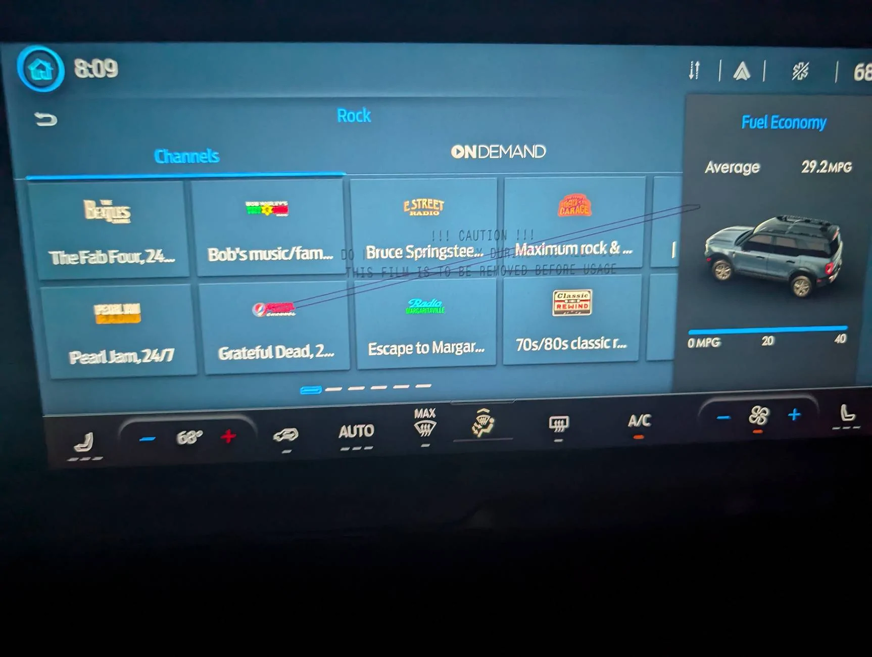 Ford Maverick 2 questions for 2025 owners, Infotainment/Sirius XM. PXL_20250325_010956104.MP