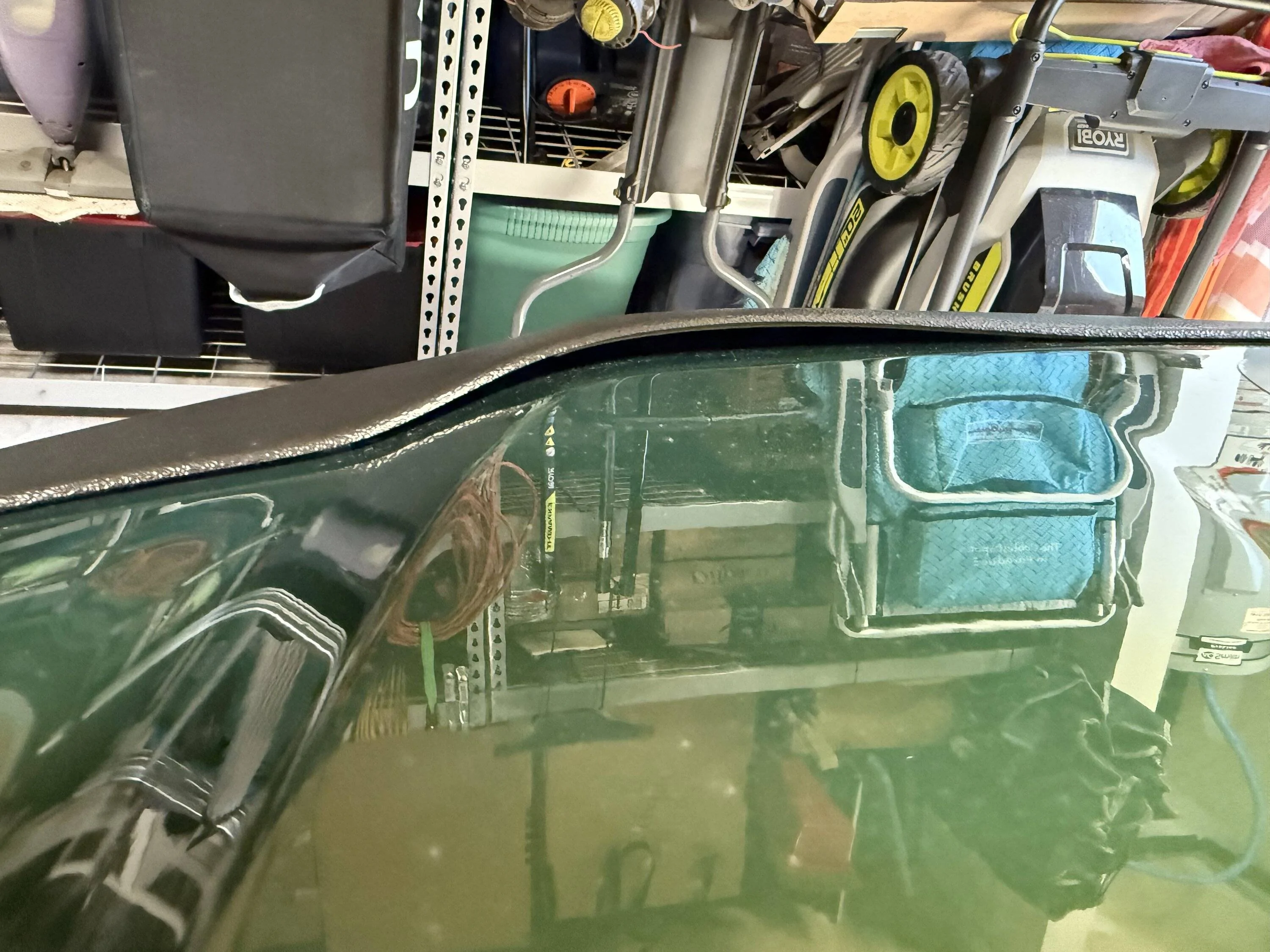 Ford Maverick Dealer Installed Hood Deflector IMG_6777