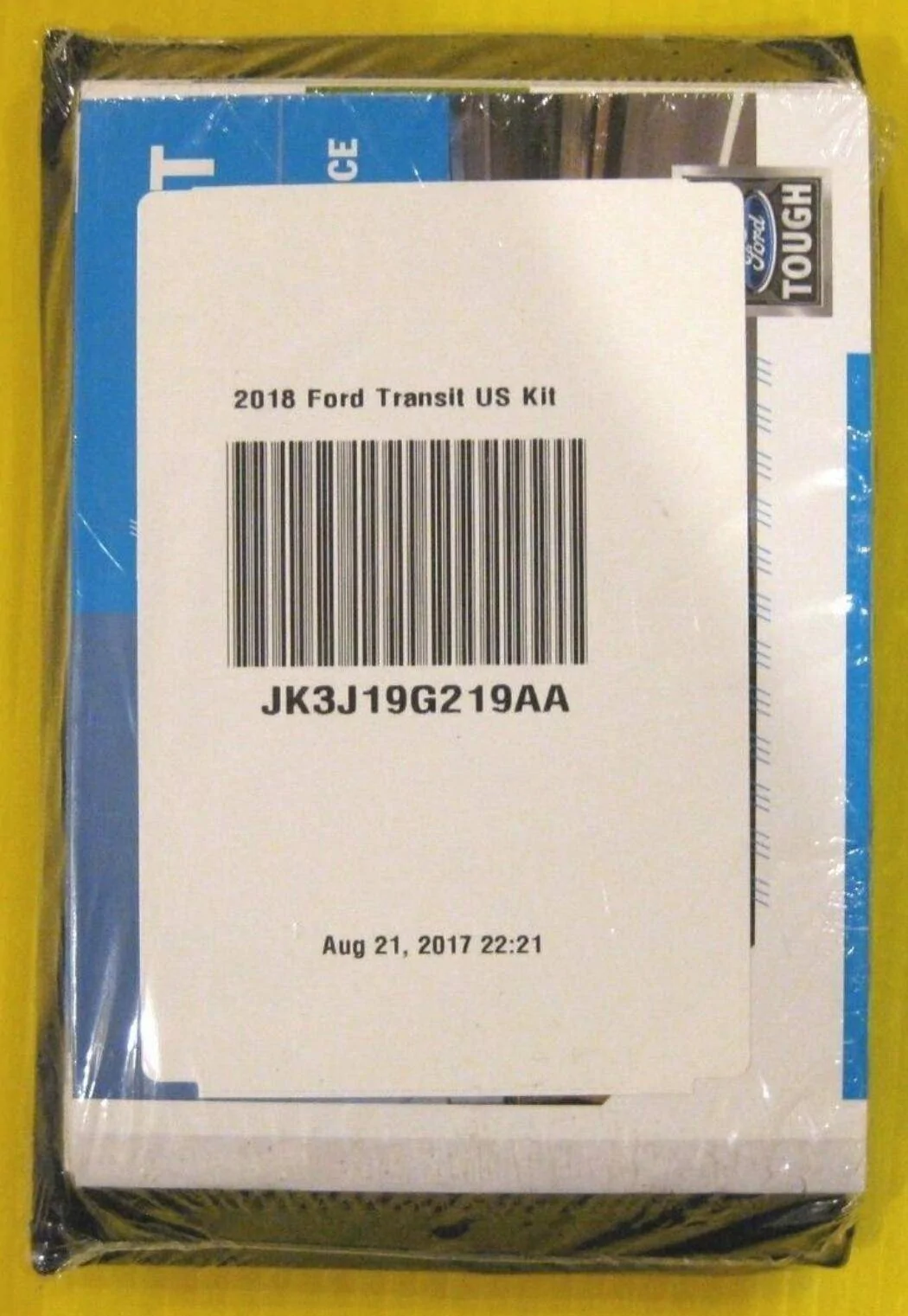 Ford Maverick Owners Manual Cover - Ford OEM transit_manual_ebay