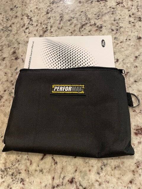 Ford Maverick Owners Manual Cover - Ford OEM IMG_1269