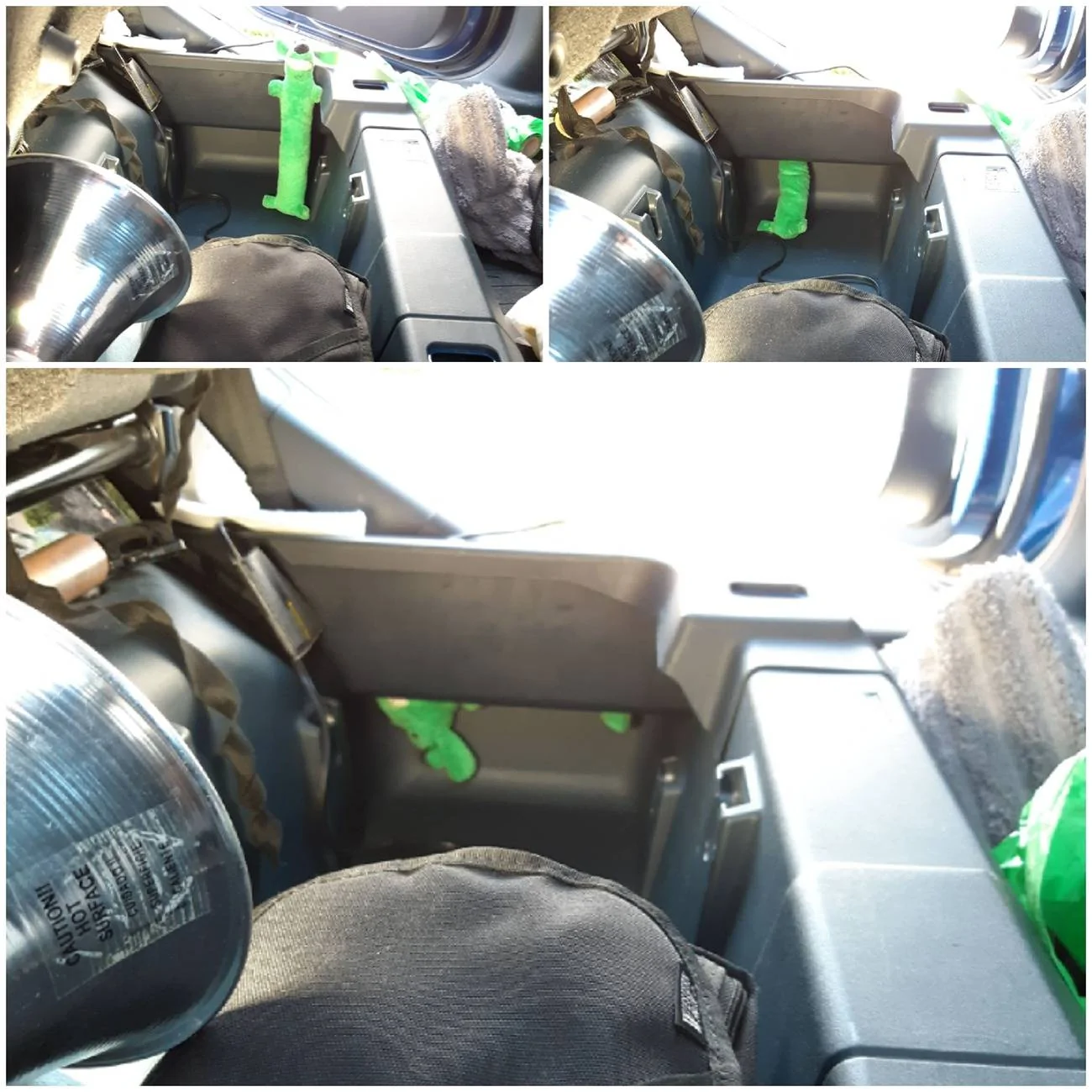 Ford Maverick Just noted hidden storage at ends of under rear seat storage area. 20250326_061936