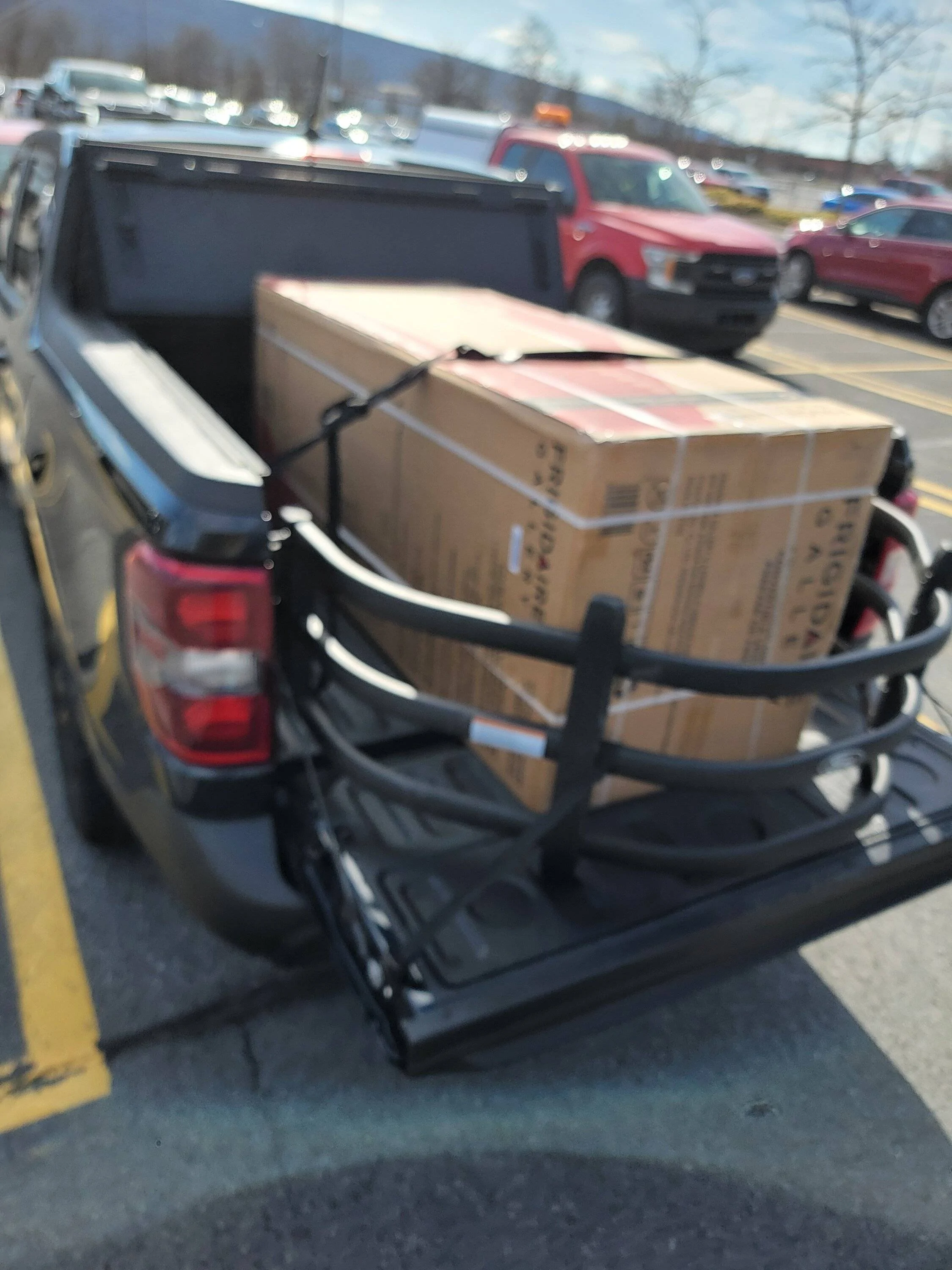 Ford Maverick Towing 700 lbs crusher run and a fridge 1000005243