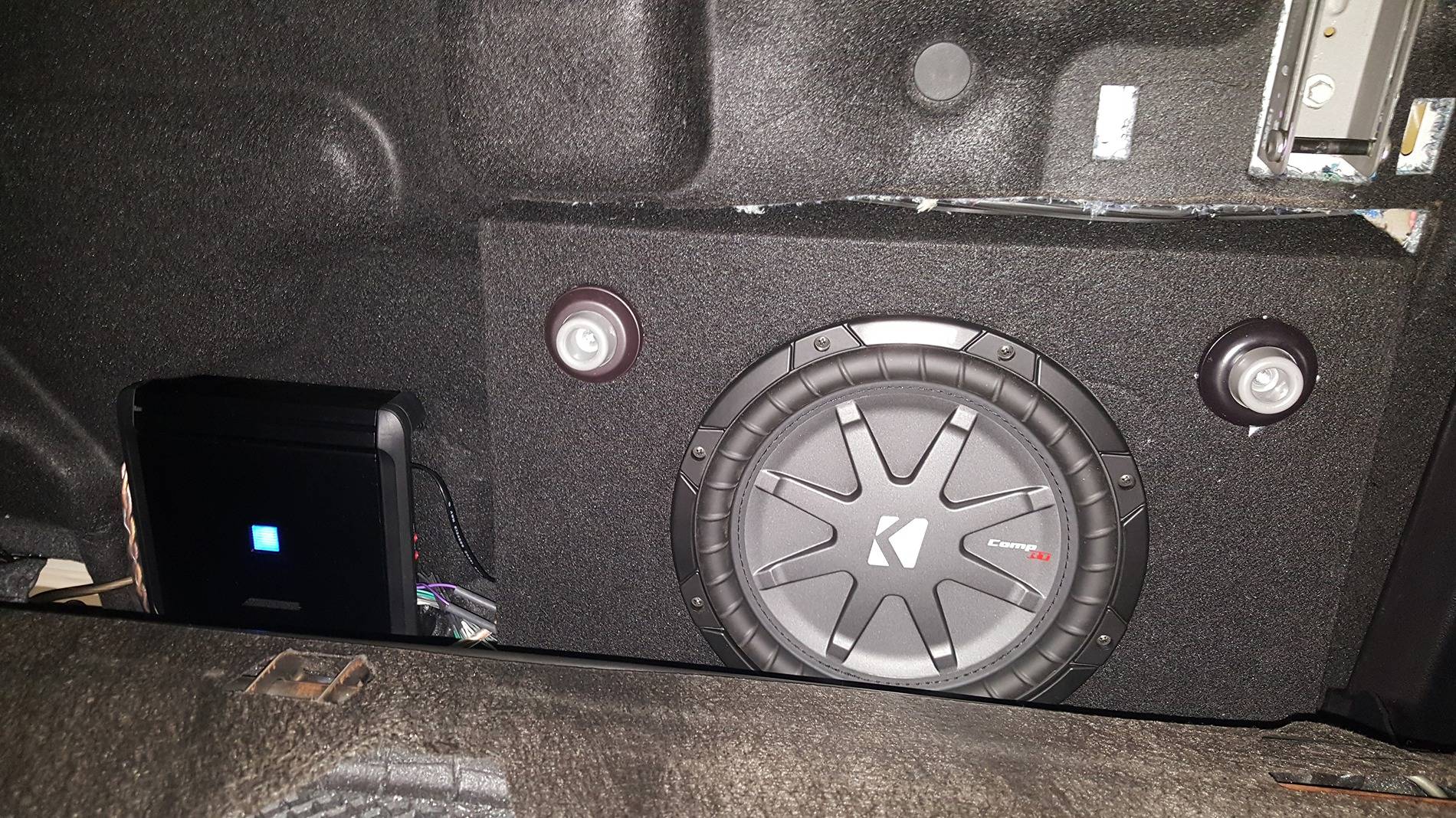 Ford Maverick I finally fixed the audio quality in the Maverick.  Complete speaker replacement and 10" sub install. 20161011_233212