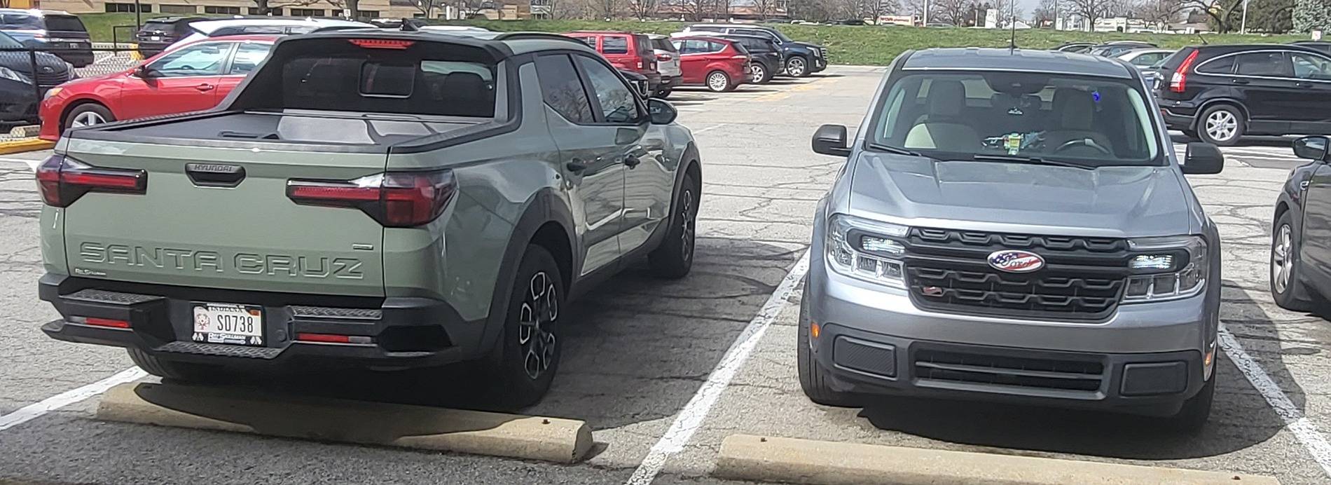 Ford Maverick (A Maverick Parking thread) I think someone was trying to be friends . . . 1-20250326_154226-001