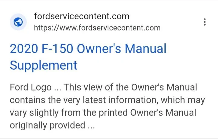 Ford Maverick 2025 Printed Manual for Glovebox 20250327_075344