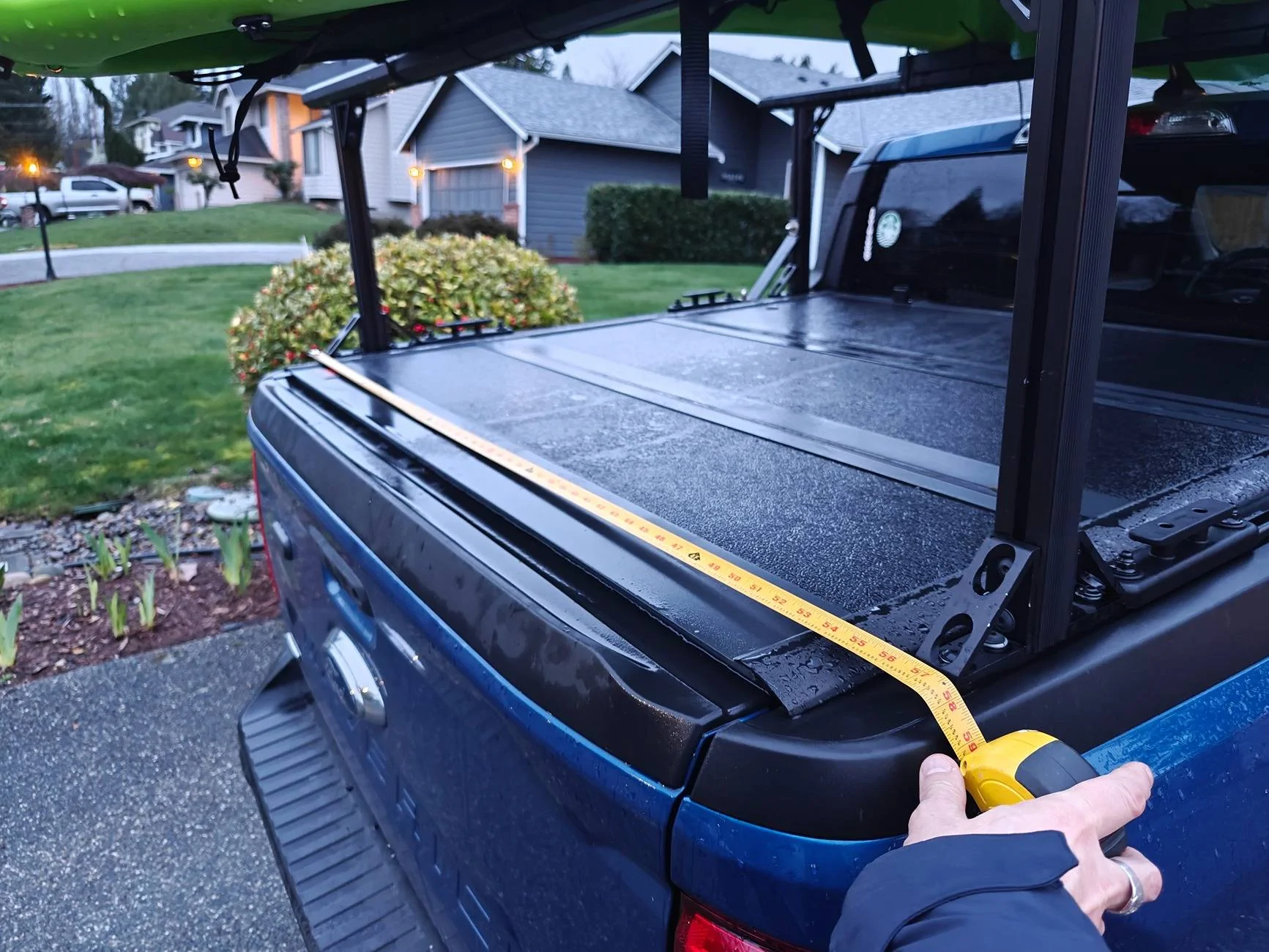 Ford Maverick Cheap DIY bed rack that works with tonneau cover 1000000203