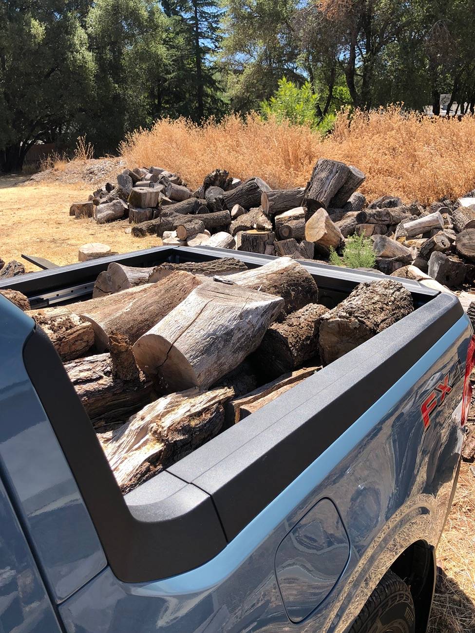 Ford Maverick Maverick as a firewood truck?! IMG_3429