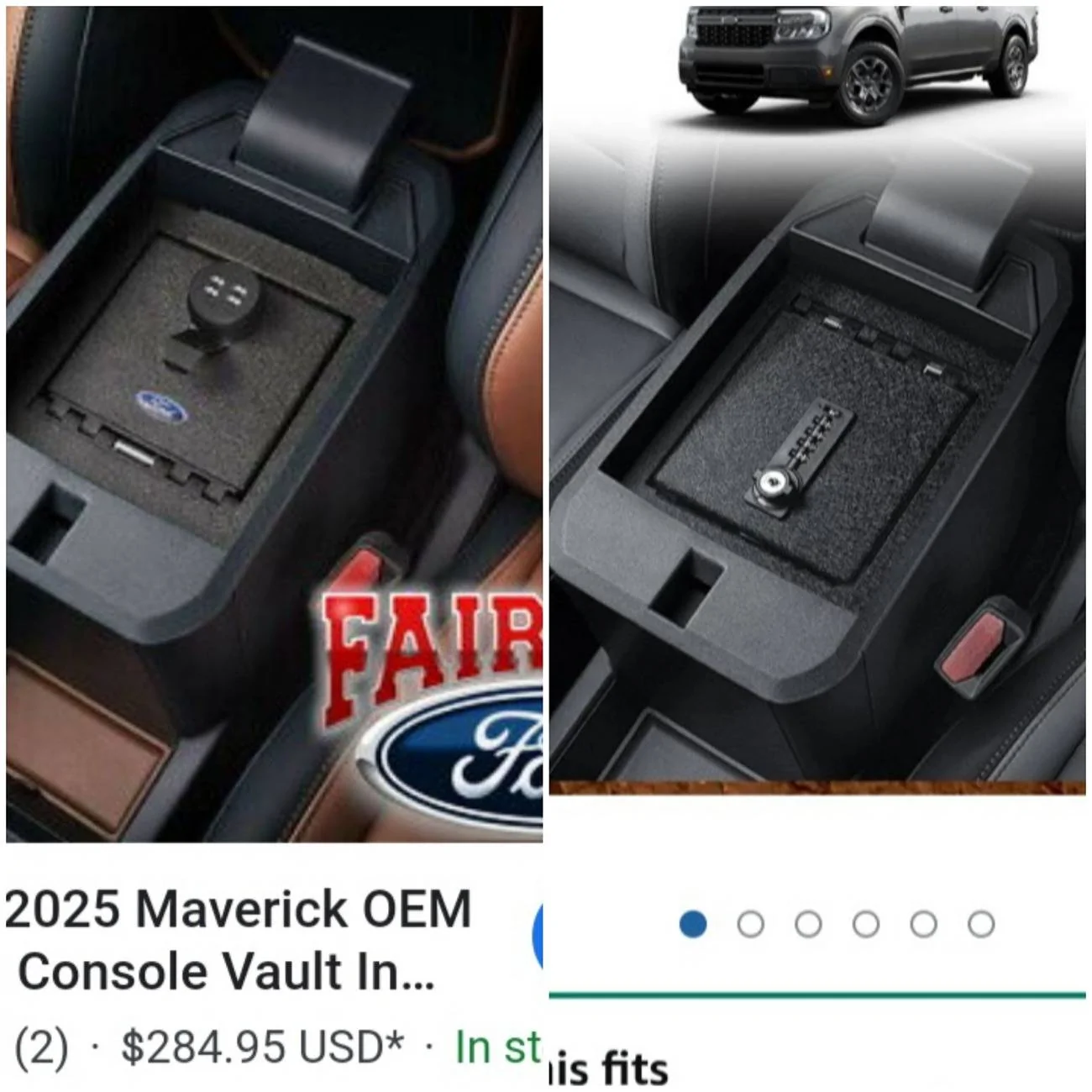 Ford Maverick Anyone use the Muslogy Center Console Vault? 20250328_093519