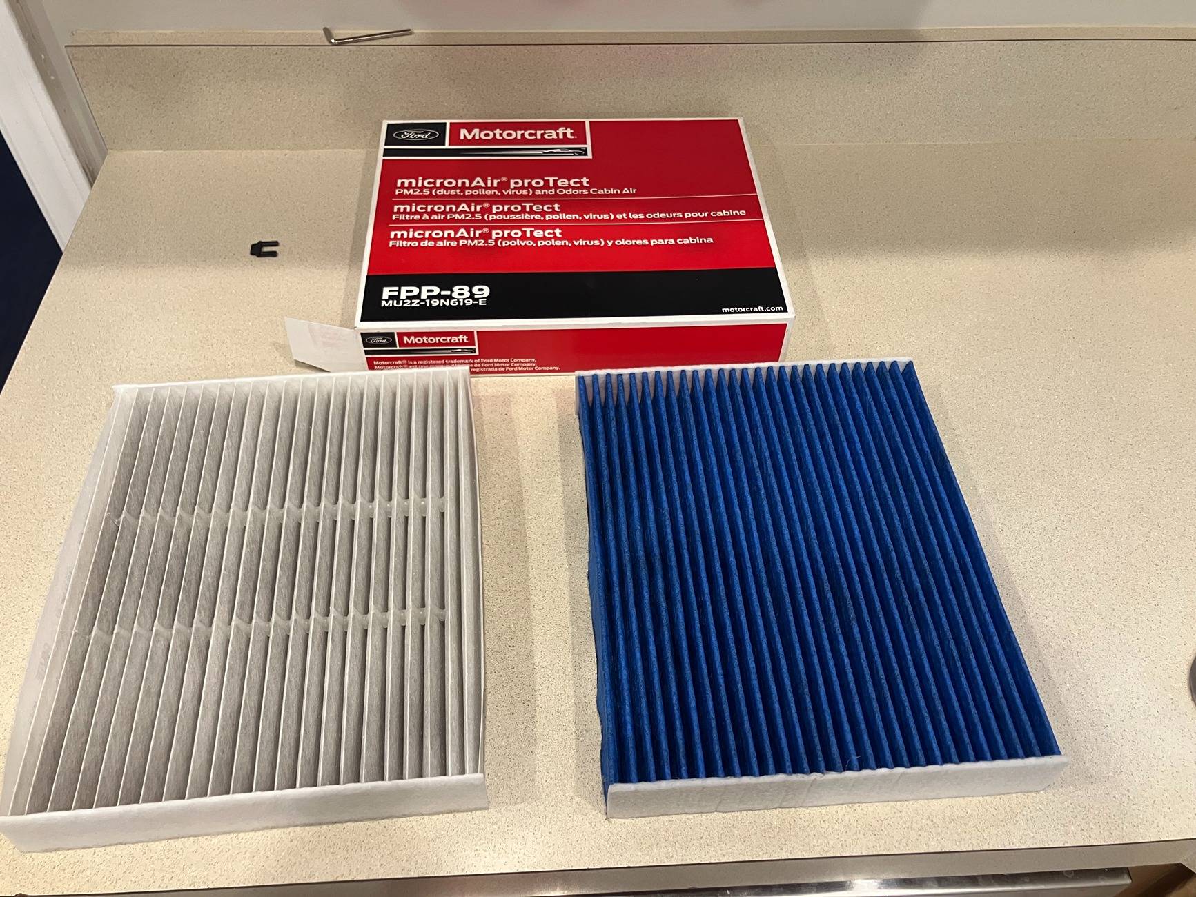 Ford Maverick OEM cabin air filter thread with links and pics.  Premium OEM vs. regular OEM. IMG_3454
