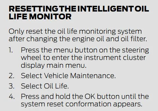 Ford Maverick MY2025 2.0 Eco Boost Oil Life Reset 1743195310446-6