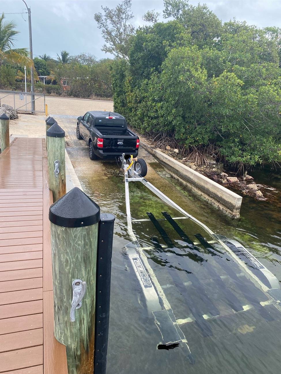 Ford Maverick Launching boat at 4K lb tow capacity IMG_1480