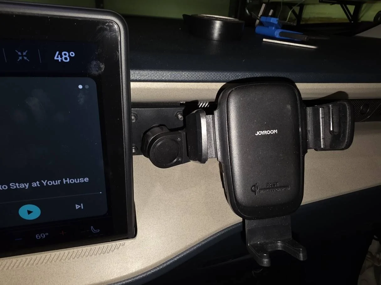 Ford Maverick Phone Mount Adapter for 2025 Maverick - 3D Printed 20250330_174933