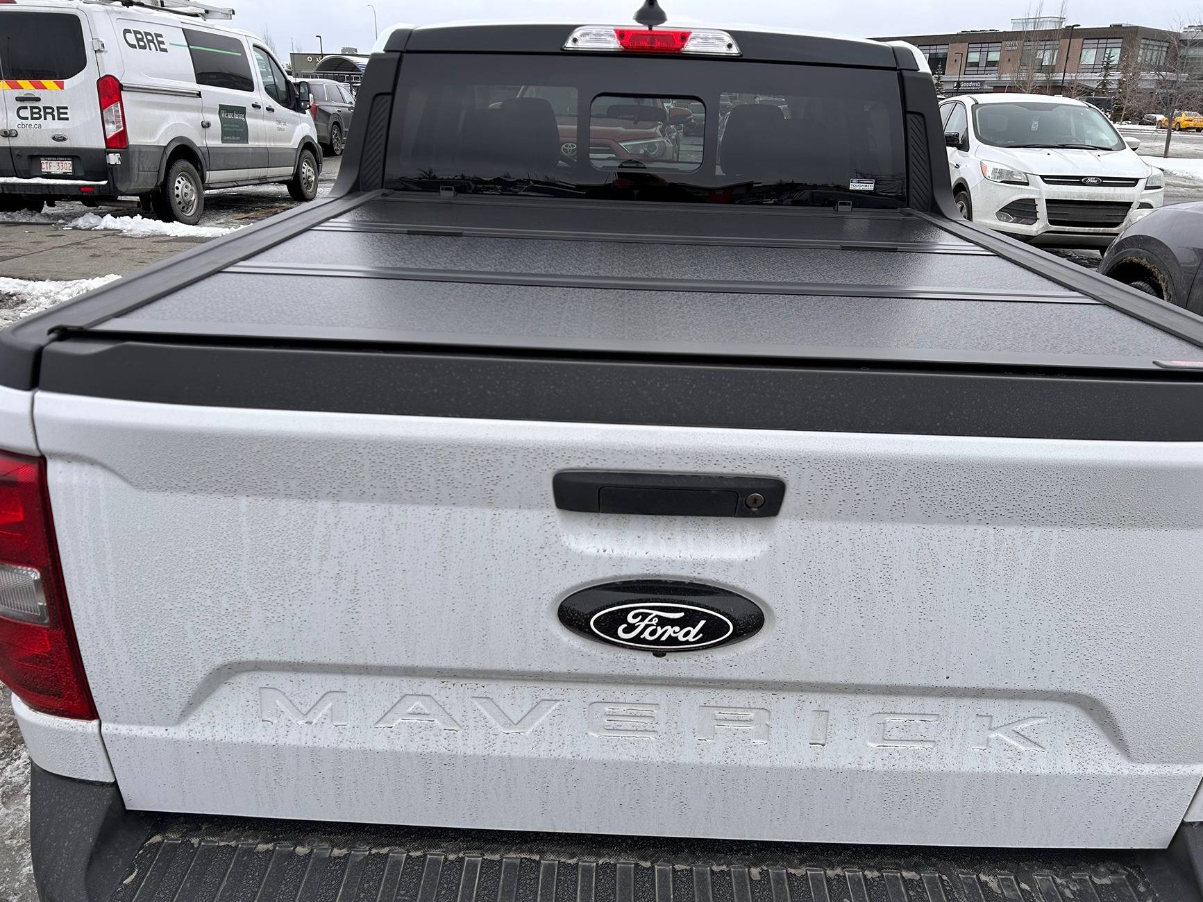 Ford Maverick BAP  hood decals removed & Tonneau cover IMG_4861