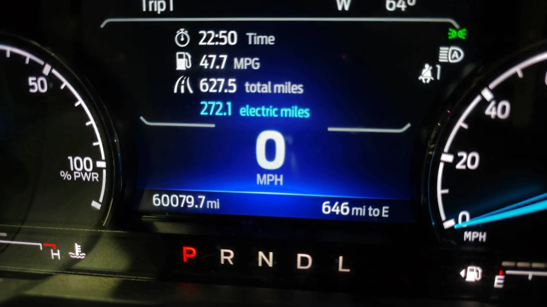 Ford Maverick 2025 Hybrid. Love the mpg! 20250329_202244