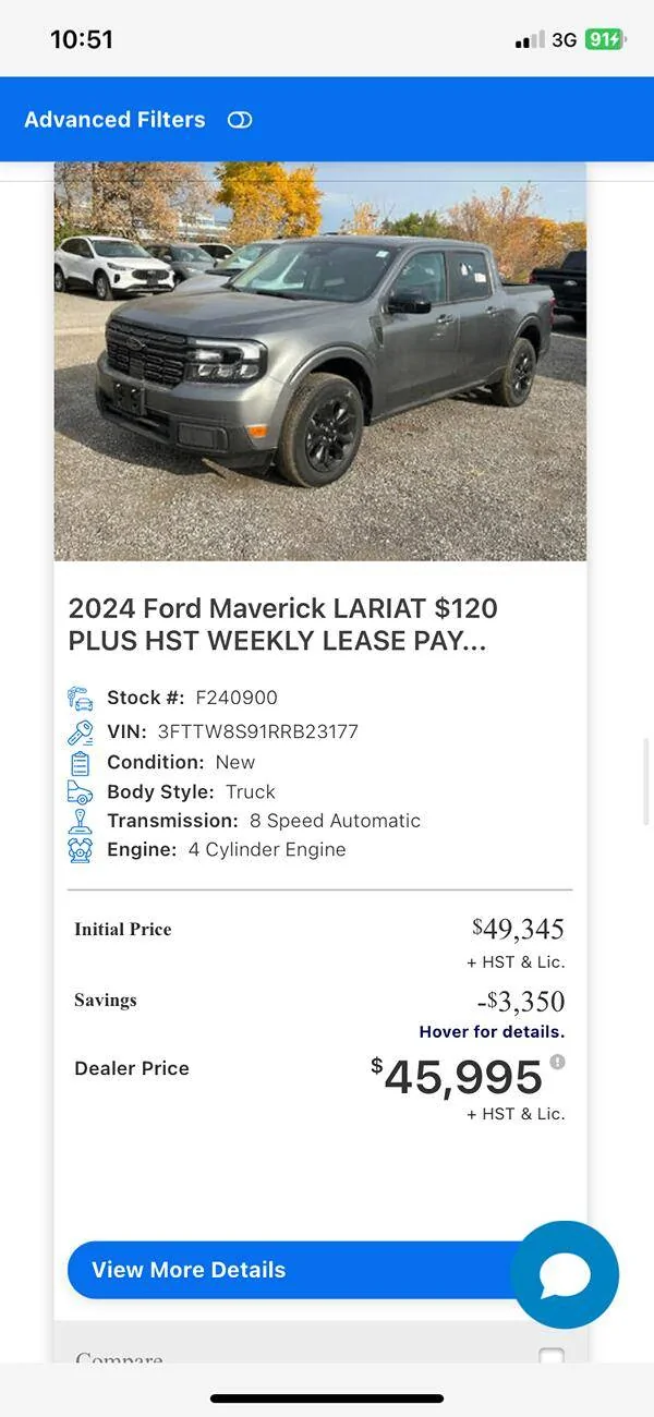 Ford Maverick 2024 axle issues IMG_7634