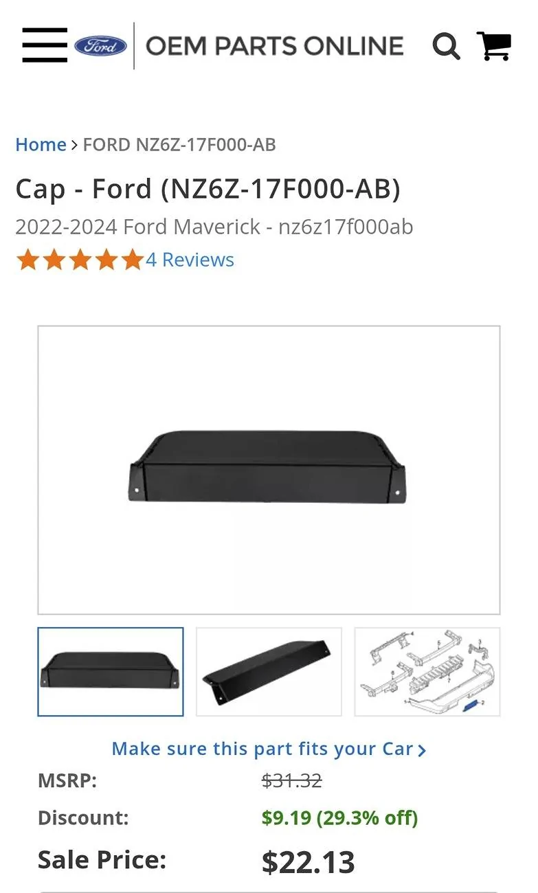 Ford Maverick Tailgate Letter and Hitch Trim Screenshot_2025-04-02-15-10-29-32_40deb401b9ffe8e1df2f1cc5ba480b12