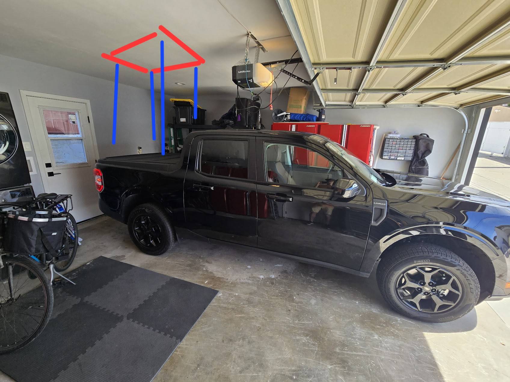 Ford Maverick New owner trying to get bed rack and RTT and make it easily removable? 20250330_113739