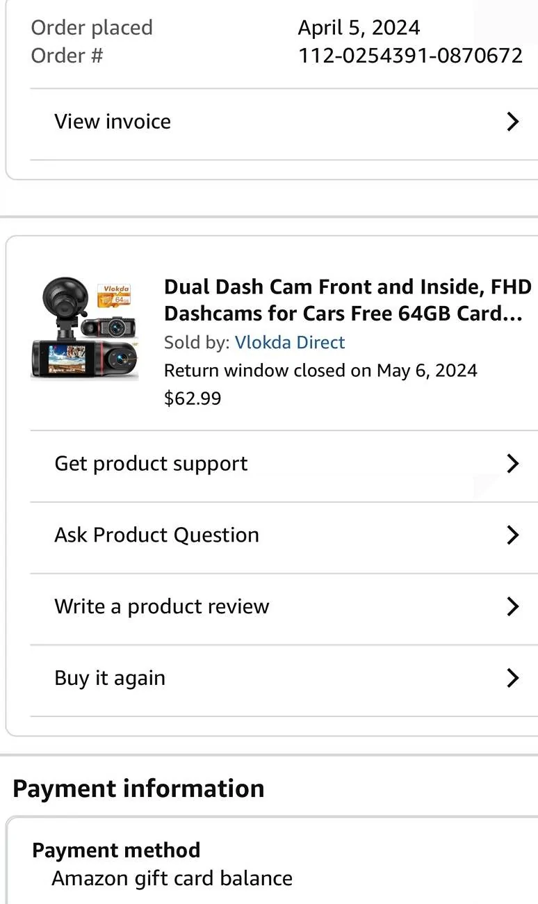 Ford Maverick Ford Dashcam Buyer BEWARE!!! IMG_2196