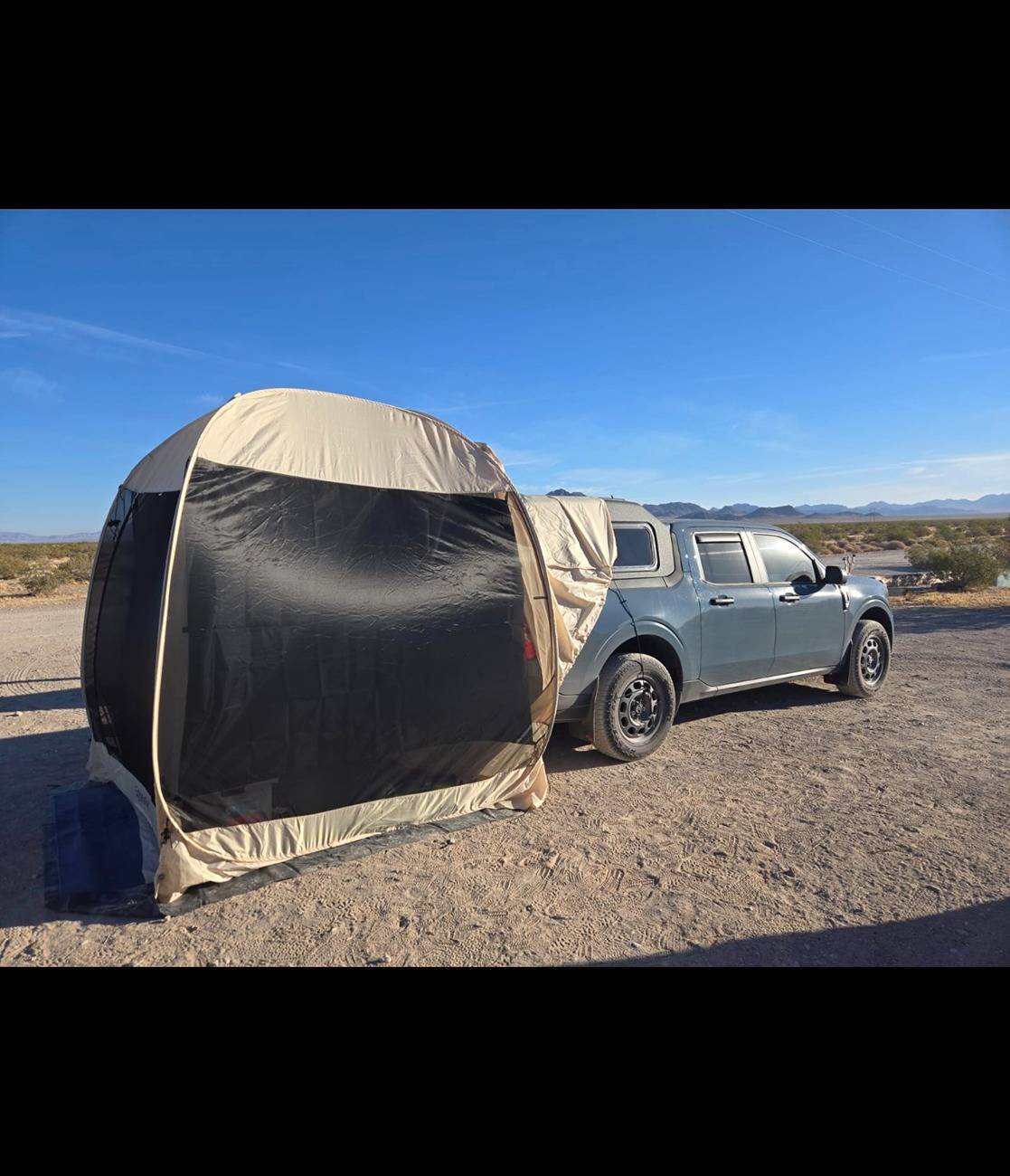 Ford Maverick Flated Air-Topper Bed Canopy Installed Screenshot_20250405_135153_WhatsA