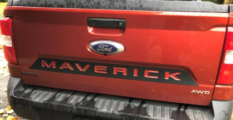 Ford Maverick Tailgate lettering that really pops Screenshot 2023-10-28 9.39.13 AM