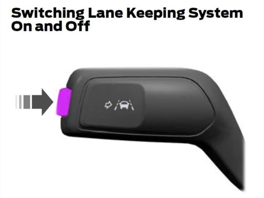 Ford Maverick Lane Assistant - appears on the display but not work 1000023341