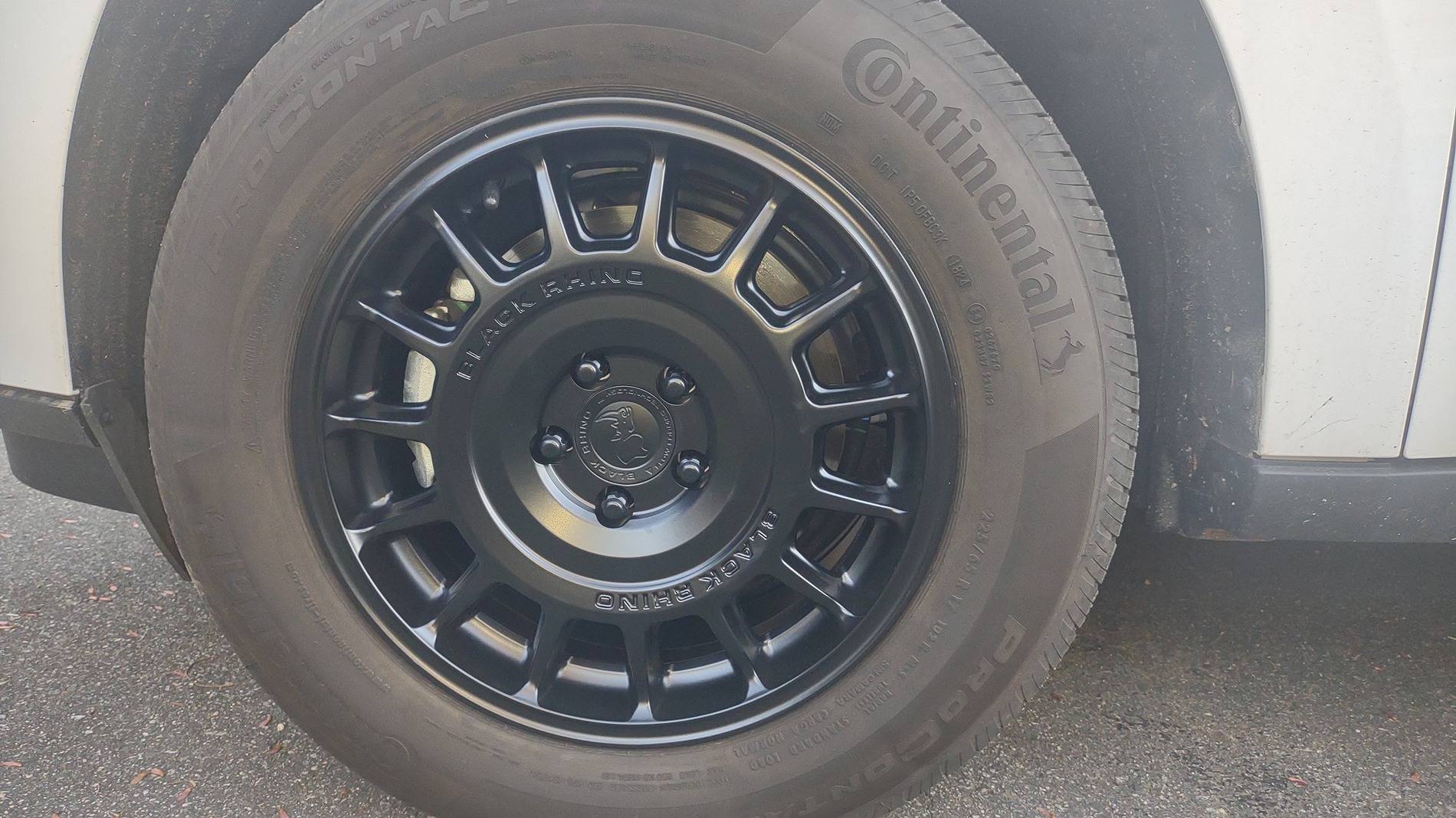 Ford Maverick New rims - Black Rhino wheels installed IMG_20250409_182154988