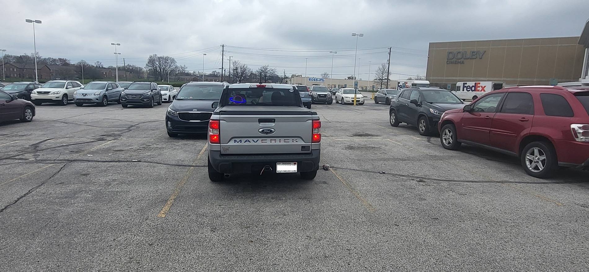 Ford Maverick (A Maverick Parking thread) I think someone was trying to be friends . . . 20250331_152459