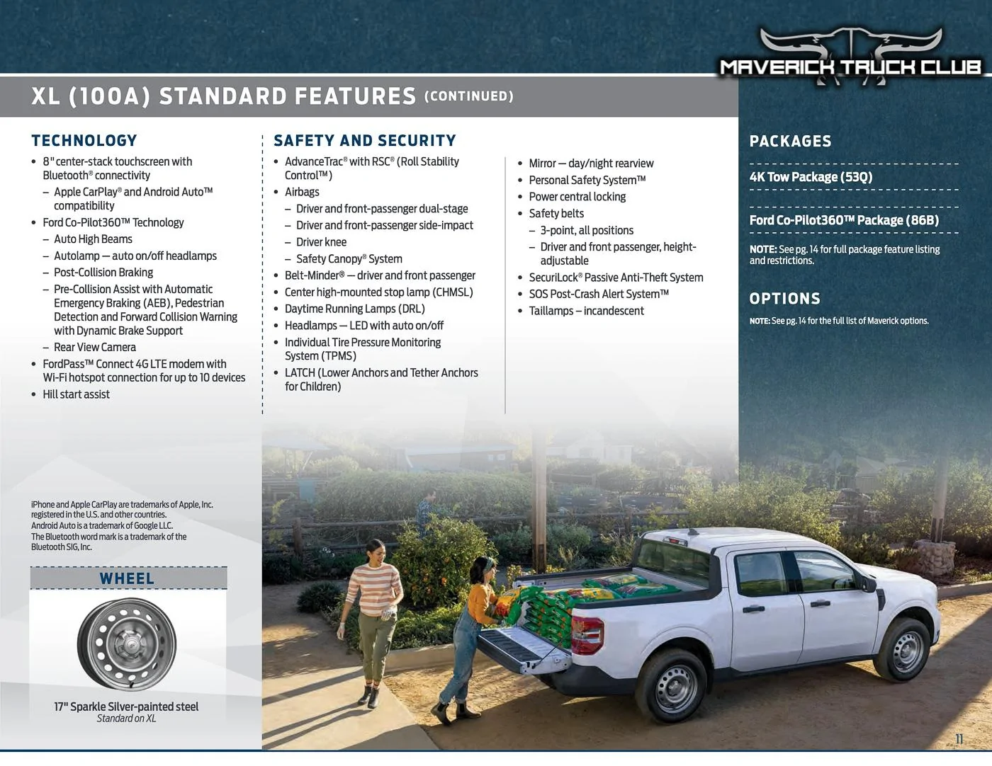 Ford Maverick 📄 Official 2022 Maverick Product Packaging Guide - Colors, Trims, Features, Options, Packages, Codes 2021-maverick-packaging-guide-colors-trims-options-11